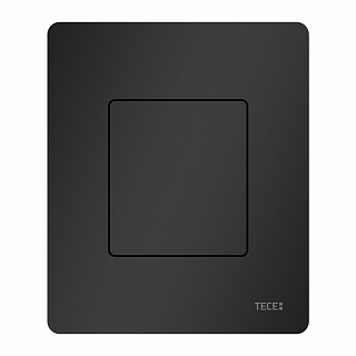 Металлическая панель смыва TECEsolid черная матовая, для инсталляции писсуара, 124 x 104 x 6 мм Артикул 9242435