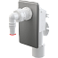 Сифон Alcaplast APS3 для стиральной машины, подключение 40/50 мм, штуцер 20/23 мм, нержавейка