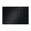 Пластиковая панель смыва TECEnow черная глянцевая для инсталляции унитаза 150 x 220 x 5 мм