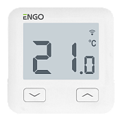 Терморегулятор Salus ENGO комнатный, встраиваемый, программ. с дисплеем, WiFi, белый