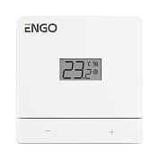 Терморегулятор Salus ENGO Easy комнатный, накладной, с дисплеем, 2хAAA, белый