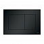 Пластиковая панель смыва TECEnow черная матовая для инсталляции унитаза 150 x 220 x 5 мм