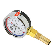 Термоманометр радиальный d=80 мм, до 16 бар, до 150'С РОСМА ТМТБ- 31P.1