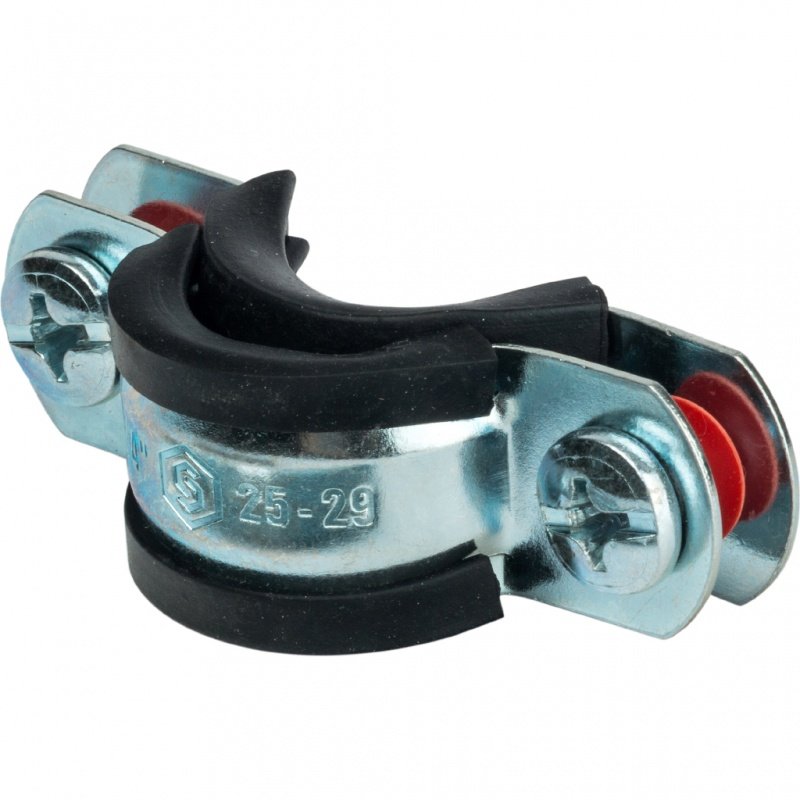 Хомут для труб с гайкой 3/4\"( ?25-29) STOUT – купить по цене 38,00 руб.