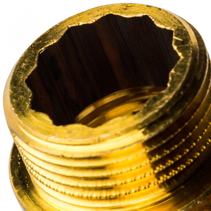 Удлинитель резьбовой ВН 3/4" x 15 мм латунь STOUT – купить за 224,00 руб.
