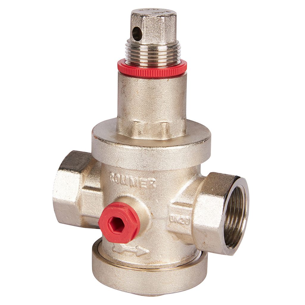 Редуктор давления ROMMER 1/2" ВВ с отверстием под манометр – купить за ...