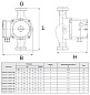 Насос циркуляционный Rommer 25/40-130 мм, для систем отопления