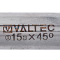 Отвод безраструбный 15 45°  нержавеющая сталь VALTEC пресс