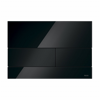 Стеклянная панель смыва TECEsquare черная панель, клавиши черные, для инсталляции, 150 x 220 x 11 мм Артикул 9240809