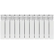Радиатор биметал. 11 секций STOUT TITAN 350 боковое подключение (белый RAL 9016)