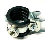 Хомут одновинтовой 1/2" (20 - 23 мм.) UNI-FITT с резиновым уплотнителем (852S2800)