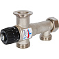 Узел насосно-смесительный с термостатическим клапаном 20 - 55 °C STOUT без насоса, для теплого пола