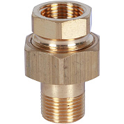 Соединение разъемное ВН 3/8" американка, уплотнение под гайкой o-ring кольцо STOUT (2700I2H030300B)