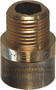 Переходник круглый НВ 1/2" x 3/4" бронза EFFEBI