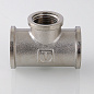 Тройник резьбовой 1" х 3/4" х 1" переходной (ВР) латунь-никель VALTEC (VTr.750.N.0605)