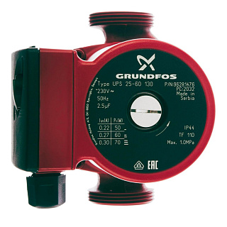 Циркуляционный насос GRUNDFOS UPS 25-60 130  96281476 - 