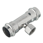 Тройник В-пресс 54 x 1" x 54 нержавеющая сталь VALTEC