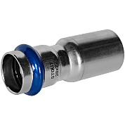 Муфта переходная 28 х 22 мм, ВПр-НПр под пресс, из нержавеющей стали STOUT (SSS-2020-002822)