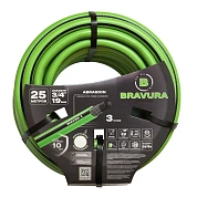 Шланг садовый Bravura 3" 3/4 (d = 19 мм) 25 м., зеленый, стенка 2 мм. 201125