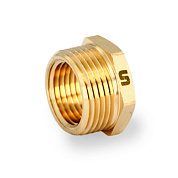 Футорка редукционная 1/2" х 3/8" ВН, латунь UNI-FITT OPTIMAL (604G2101)
