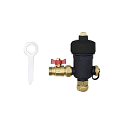 Сепаратор шлама c магнитом ROMMER 3/4" для настенных котлов