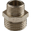 Ниппель резьбовой НР 1/2" x 1/4" никель TIEMME