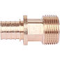 Муфта надвижная НР 20 х 3/4" REHAU RAUTITAN RX бронза