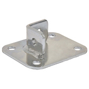 Держатель профиля 100 x 120 мм напольный оцинк. BIS Strut 