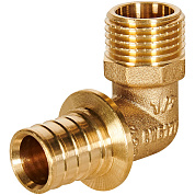 Угол 90° переходной 20 x 1/2" (НР) аксиальный для труб PEX ROMMER (RFA-0005-002012)