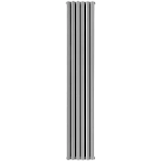 Радиатор алюминий 6 секций STOUT Anteprima 1800 универсальное подключение (цвет 2676 cod.08 серый)