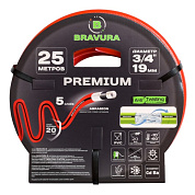 Шланг садовый Bravura 5" 3/4 (d = 19 мм) 25 м., красный, стенка 3 мм. 201925