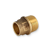 Муфта переходная 15 х 1/2" (НР) под пайку EFFEBI, бронза (HB4243A041500)