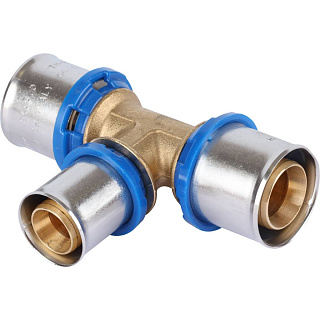 Тройник APE (Италия) переходной 26 х 20 х 26 для металлопласта прессовой Артикул ARL2400323