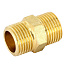 Ниппель резьбовой 1/4" x 1/4" (НР) латунь UNI-FITT