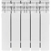 Радиатор биметал. 5 секций STOUT TITAN 350 боковое подключение (белый RAL 9016) 