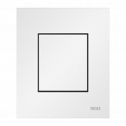 Пластиковая панель смыва TECEnow белая матовая, для инсталляции писсуара, 124 x 104 x 5 мм 9242407