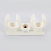 Крепление для труб 16-18 мм двойное с латунной втулкой М6 BIS