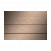 Металлическая панель смыва TECEsquare PVD панель красный позолоченный сатин, 150 x 220 x 3 мм 9240840