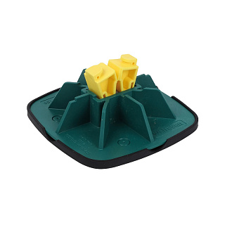 Кровельная опора BIS Yeti 130x130мм с антивибрационным ковриком, Walraven 67685130 - 