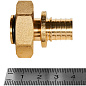 Переходник с накидной гайкой (евроконус) 16 x 3/4" аксиальный для труб PEX ROMMER (RFA-0034-001634)