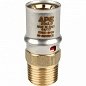 Муфта переходная под пресс 20 x 1/2" (НР) STOUT для МП труб