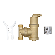 Сепаратор воздуха латунный поворотный ROMMER 1"