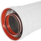 Удлинитель дымохода D=80/125 мм, L=500 мм коаксиальный, ROMMER (RCA-8125-000500)