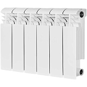 Радиатор биметал. 6 секций STOUT VEGA 200 боковое подключение (белый RAL 9016) 