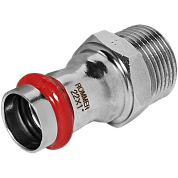 Переходник прессовой 22 x 1" (НР) из нержавеющей стали ROMMER (RSS-1021-000221)