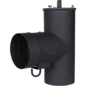 Патрубок дымохода ROMMER D = 150 мм., L = 304 мм., H = 396 мм., вертикальный (RSB-1110-041395)