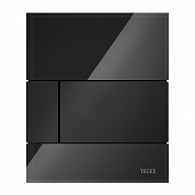 Стеклянная панель смыва TECEsquare стекло черное, клавиши черные, для инсталляции, 124 x 104 x 11 мм 9242809
