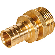 Переходник 25 x 1" (НР) аксиальный для труб PEX ROMMER (RFA-0001-002510)