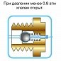 Клапан зимнего слива WATERSTRY 1/2" латунь/нерж сталь