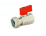 Кран шаровый UNI-FITT MINI 1/2'' ВВ флажок с накидной гайкой